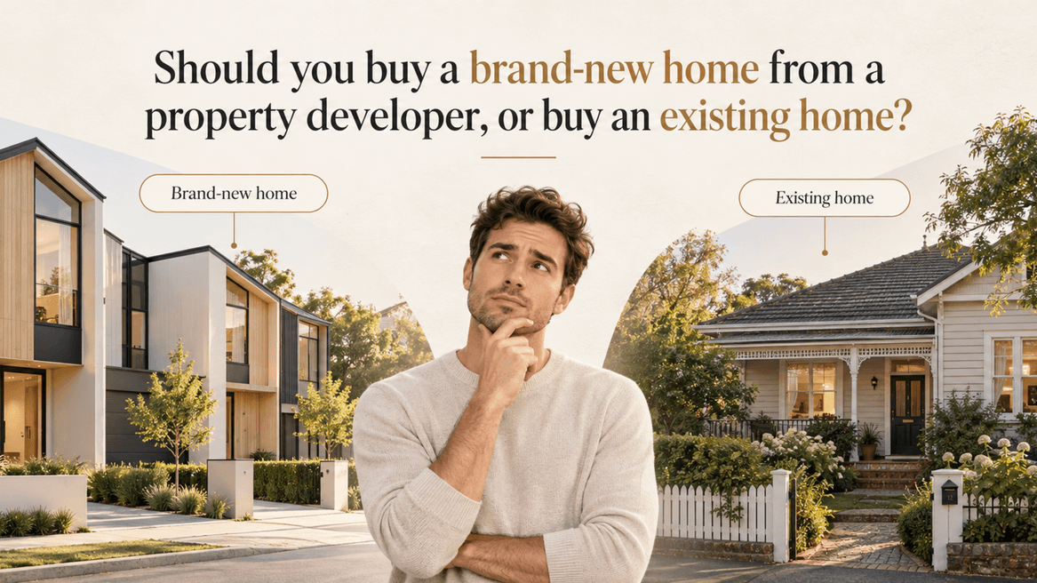 Should you buy a brand-new home from a property developer, or buy an existing home?